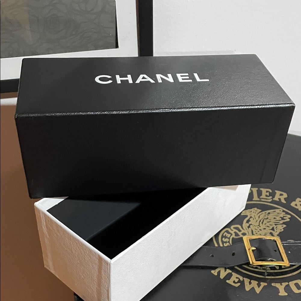 Chanel Black and White Storage Box